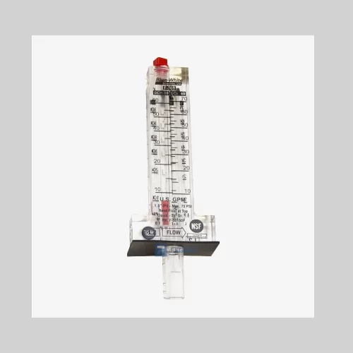 FLUJOMETRO (10-70GPM) FLUJO HORIZONTAL 1.5" F-30150P BLUE-WHITE